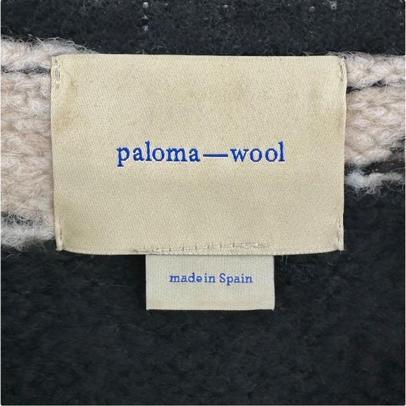 Paloma Wool Twister Pullover - Black White Wool Alpaca Swirl Knit Sweater sz S - Picture 7 of 12
